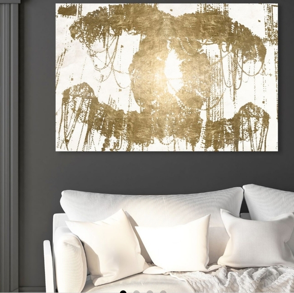 Oliver Gal Artist Co.HEY LOLITA GOLD CANVAS Chanel Themed Pop-Art